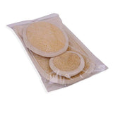 Levant's Naturals Double Sided Exfoliating Loofah Sponge Pads, (3 Packs)
