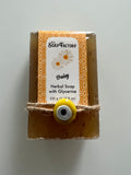 Daisy Glycerine Soap With Evil Eye - Moisturizing & Revitalizing
