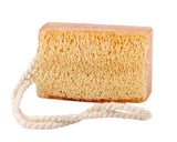 Natural Coconut Loofah Soap On A Rope - Exfoliating, Skin Healing & Rich Lather