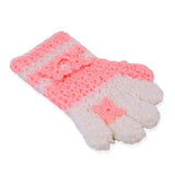 Handknitted Exfoliating Bath Gloves
