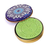 Natural Olive Oil Soap In Decorative Metal Box, 4.2oz