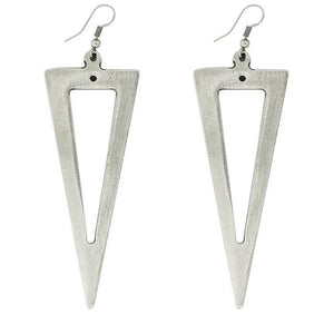 Hallow Triangle Earrings