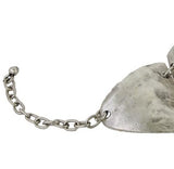 Chunky Bracelet - Handmade, Unique Design, Silver Plated, Hypoallergenic Jewelry, Suitable For Sensitive Skin, Perfect Gift For Her