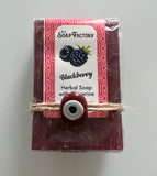 Blackberry Glycerine Soap With Evil Eye - Moisturizing & Revitalizing