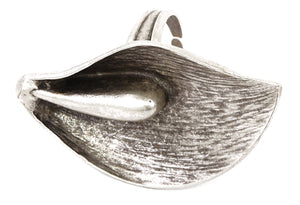 Calla Lily Ring - Handmade, Unique Design, Silver Plated, Hypoallergenic Jewelry, Suitable For Sensitive Skin,Perfect Gift For Her