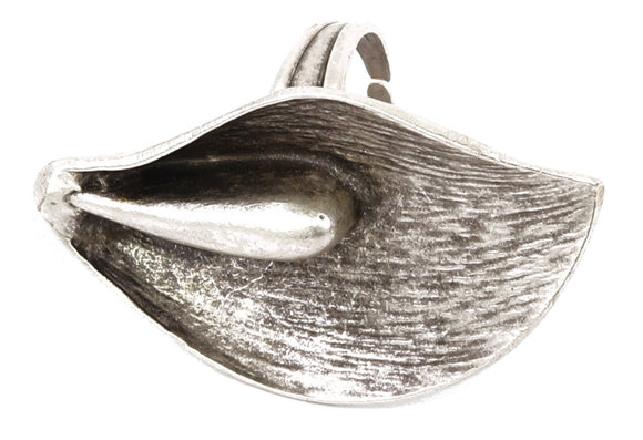 Calla Lily Ring - Handmade, Unique Design, Silver Plated, Hypoallergenic Jewelry, Suitable For Sensitive Skin,Perfect Gift For Her