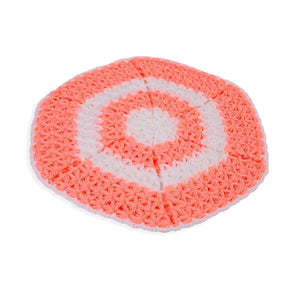 Handknitted Round Washcloth