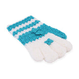 Handknitted Exfoliating Bath Gloves