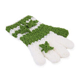 Handknitted Exfoliating Bath Gloves