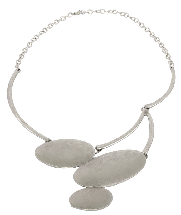Clouds Necklace - Handmade, Unique Design, Silver Plated, Hypoallergic Jewelry, Perfect Gift For Her