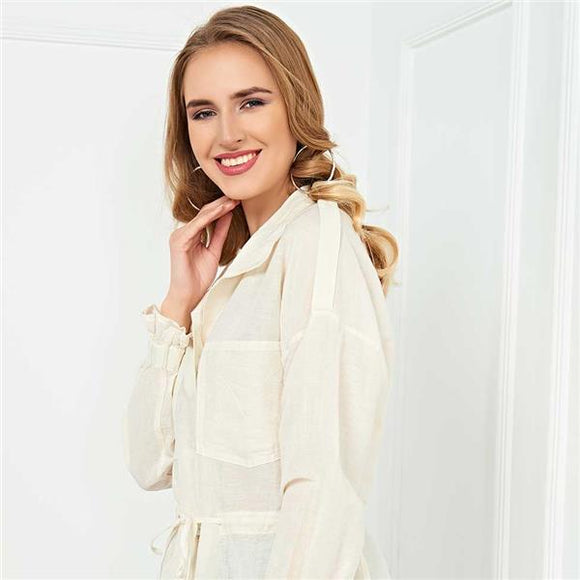 Eco-Friendly Hemp Fabric Safari Tunic