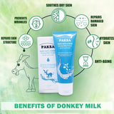 Donkey Milk Facial Cream, Effective Daily Moisturizer, Face Care Lotion With Anti-Aging Properties 2.5oz