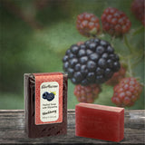 Blackberry Glycerine Soap With Evil Eye - Moisturizing & Revitalizing