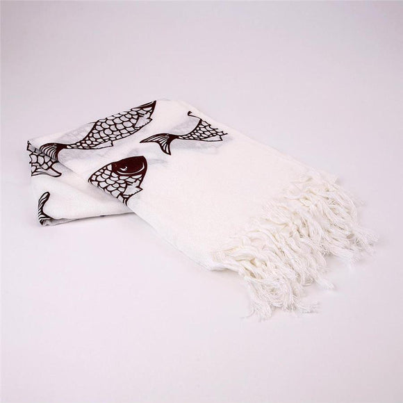 Pesthemal Pareo With Fish Print